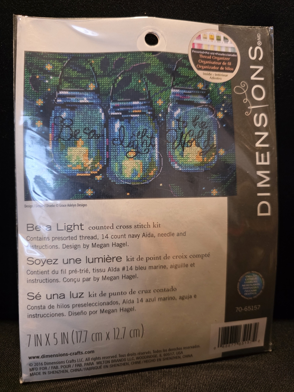 Dimensions Be a Light counted cross stitch kit Cross Stitch Kit NWT